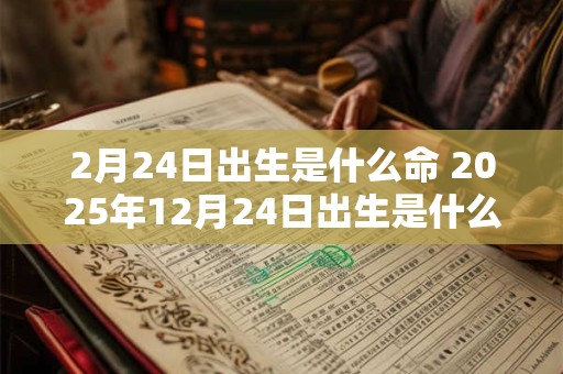 2月24日出生是什么命 2025年12月24日出生是什么命