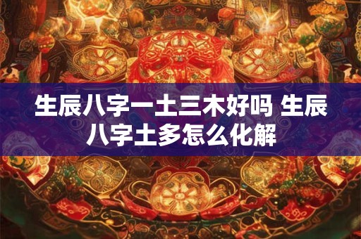 生辰八字一土三木好吗 生辰八字土多怎么化解