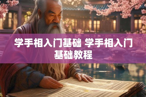 学手相入门基础 学手相入门基础教程