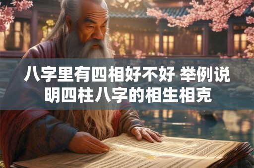 八字里有四相好不好 举例说明四柱八字的相生相克