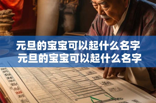 元旦的宝宝可以起什么名字 元旦的宝宝可以起什么名字好听