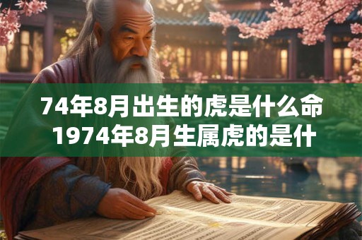 74年8月出生的虎是什么命 1974年8月生属虎的是什么命