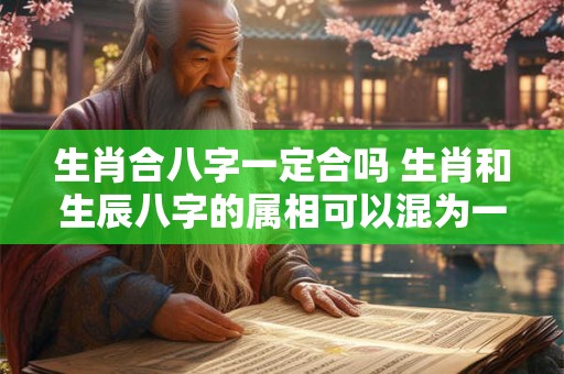 生肖合八字一定合吗 生肖和生辰八字的属相可以混为一谈吗