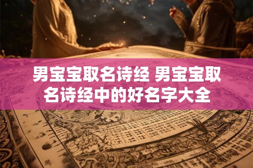 男宝宝取名诗经 男宝宝取名诗经中的好名字大全