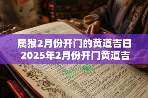 属猴2月份开门的黄道吉日 2025年2月份开门黄道吉日有哪几天