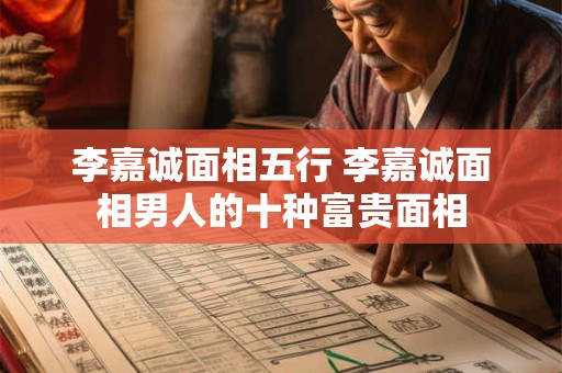 李嘉诚面相五行 李嘉诚面相男人的十种富贵面相