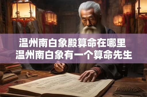 温州南白象殿算命在哪里 温州南白象有一个算命先生