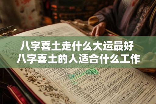 八字喜土走什么大运最好 八字喜土的人适合什么工作