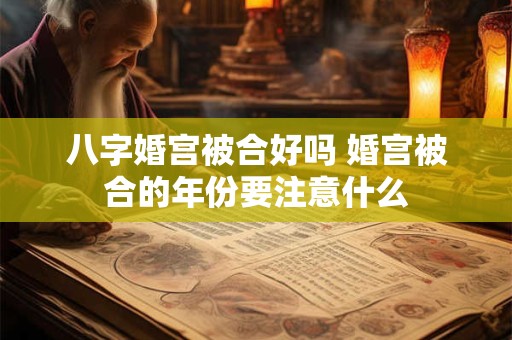 八字婚宫被合好吗 婚宫被合的年份要注意什么