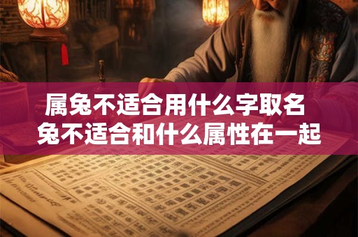 属兔不适合用什么字取名 兔不适合和什么属性在一起