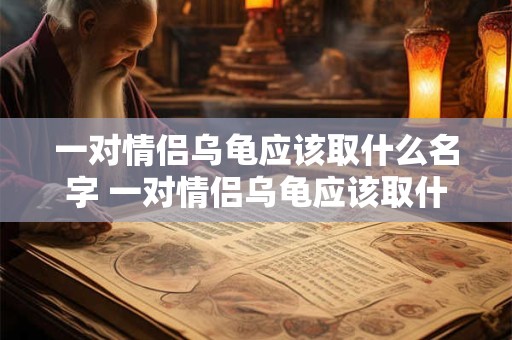 一对情侣乌龟应该取什么名字 一对情侣乌龟应该取什么名字好听