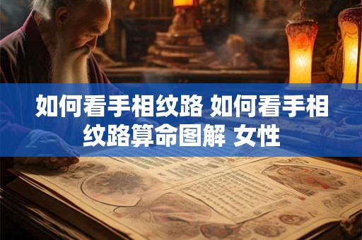 如何看手相纹路 如何看手相纹路算命图解 女性