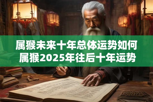 属猴未来十年总体运势如何 属猴2025年往后十年运势