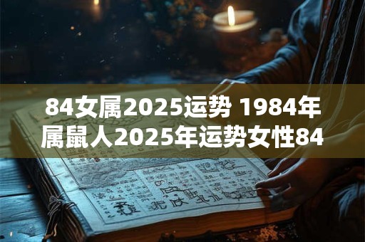 84女属2025运势 1984年属鼠人2025年运势女性84鼠女今年每月运势 84女属2025运势 1984年属鼠人2025年运势女性84鼠女今年每月运势