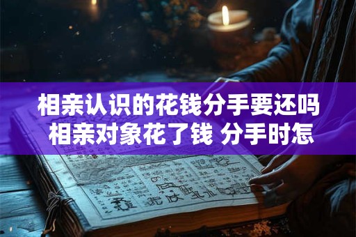 相亲认识的花钱分手要还吗 相亲对象花了钱 分手时怎么办