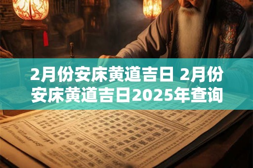详细阅读:2月份安床黄道吉日 2月份安床黄道吉日2025年查询 2月份安床黄道吉日 2月份安床黄道吉日2025年查询