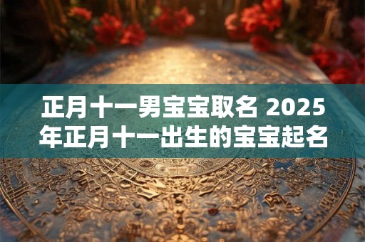 详细阅读:正月十一男宝宝取名 2025年正月十一出生的宝宝起名 正月十一男宝宝取名 2025年正月十一出生的宝宝起名