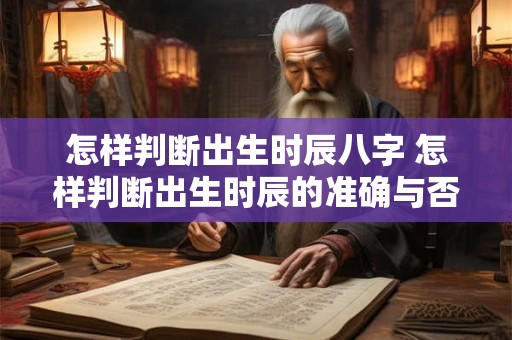 怎样判断出生时辰八字 怎样判断出生时辰的准确与否
