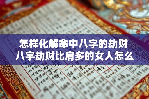 怎样化解命中八字的劫财 八字劫财比肩多的女人怎么化解