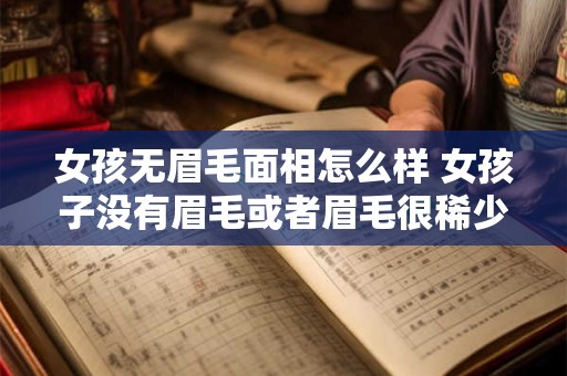 女孩无眉毛面相怎么样 女孩子没有眉毛或者眉毛很稀少