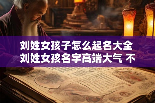 刘姓女孩子怎么起名大全 刘姓女孩名字高端大气 不易撞名