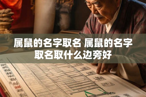 属鼠的名字取名 属鼠的名字取名取什么边旁好