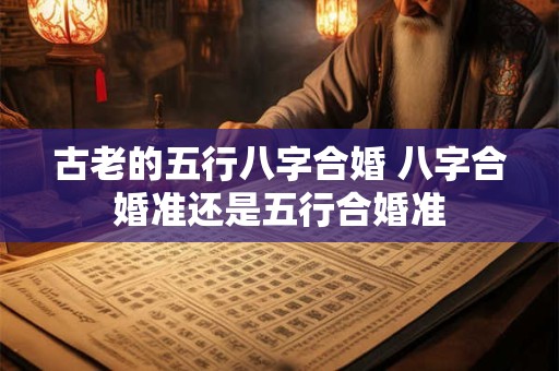 古老的五行八字合婚 八字合婚准还是五行合婚准