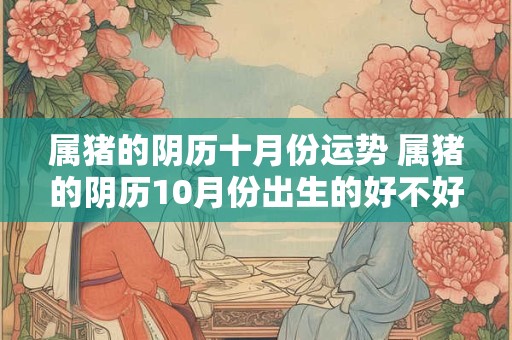 属猪的阴历十月份运势 属猪的阴历10月份出生的好不好