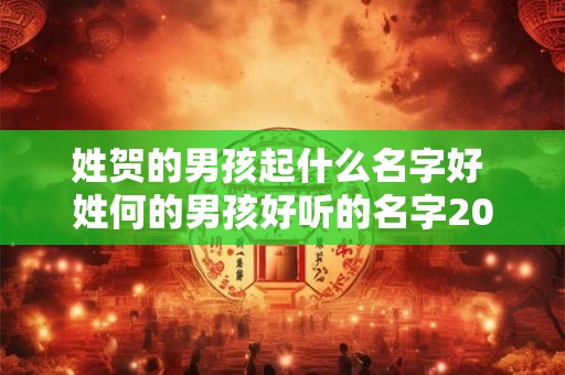 姓贺的男孩起什么名字好 姓何的男孩好听的名字2025年属龙