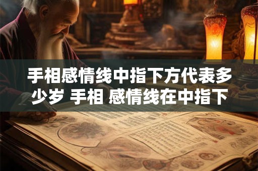 手相感情线中指下方代表多少岁 手相 感情线在中指下断开是多少岁