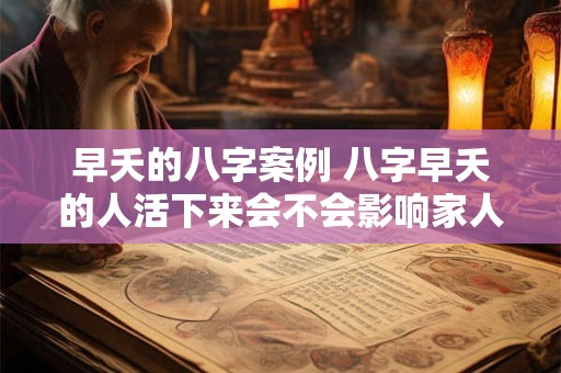 早夭的八字案例 八字早夭的人活下来会不会影响家人