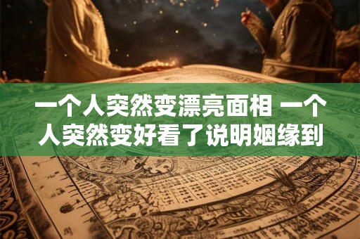一个人突然变漂亮面相 一个人突然变好看了说明姻缘到了