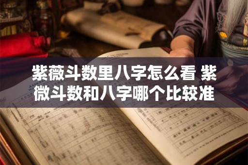 紫薇斗数里八字怎么看 紫微斗数和八字哪个比较准
