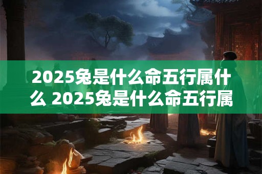 2025兔是什么命五行属什么 2025兔是什么命五行属什么属性的