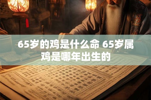 65岁的鸡是什么命 65岁属鸡是哪年出生的