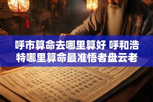 呼市算命去哪里算好 呼和浩特哪里算命最准悟者盘云老师