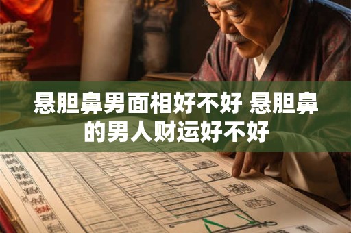 悬胆鼻男面相好不好 悬胆鼻的男人财运好不好