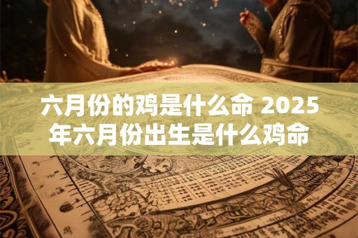 六月份的鸡是什么命 2025年六月份出生是什么鸡命