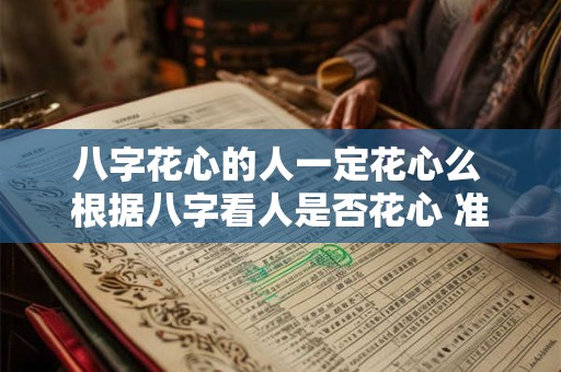 八字花心的人一定花心么 根据八字看人是否花心 准吗