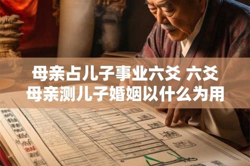 母亲占儿子事业六爻 六爻母亲测儿子婚姻以什么为用神