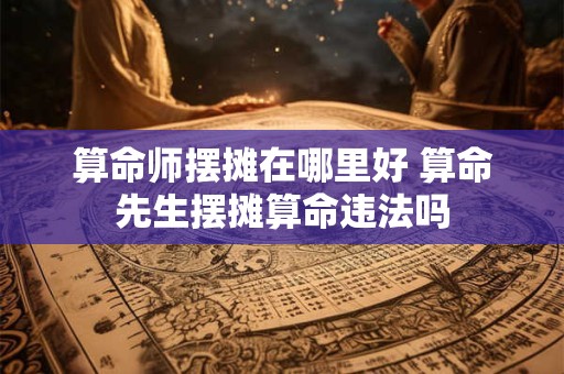 算命师摆摊在哪里好 算命先生摆摊算命违法吗