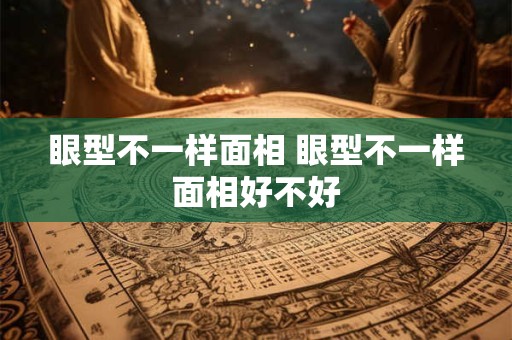 眼型不一样面相 眼型不一样面相好不好