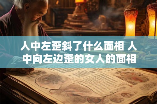 人中左歪斜了什么面相 人中向左边歪的女人的面相