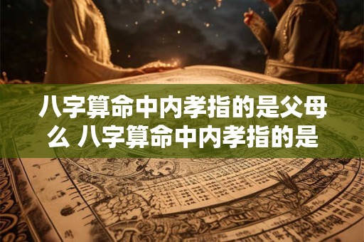 八字算命中内孝指的是父母么 八字算命中内孝指的是父母么还是孩子