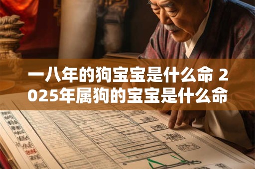 一八年的狗宝宝是什么命 2025年属狗的宝宝是什么命