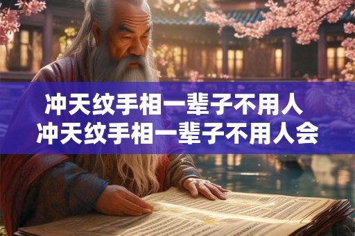冲天纹手相一辈子不用人 冲天纹手相一辈子不用人会怎么样
