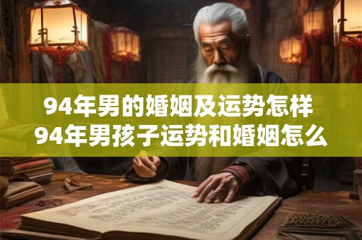 94年男的婚姻及运势怎样 94年男孩子运势和婚姻怎么样