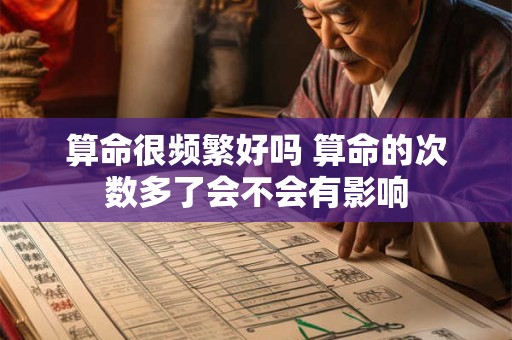 算命很频繁好吗 算命的次数多了会不会有影响