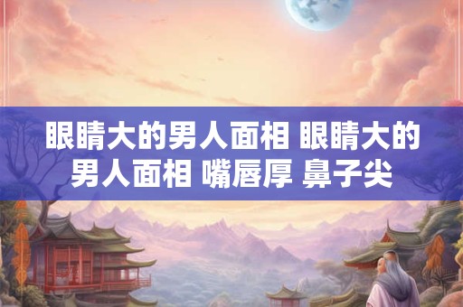 眼睛大的男人面相 眼睛大的男人面相 嘴唇厚 鼻子尖