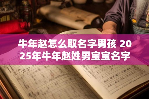牛年赵怎么取名字男孩 2025年牛年赵姓男宝宝名字